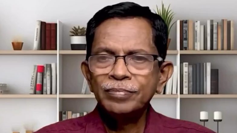 TG Mohandas Controversial Remarks: Kerala Police Book Right-Wing Commentator Over Alleged Comment on Delhi Student Protest
