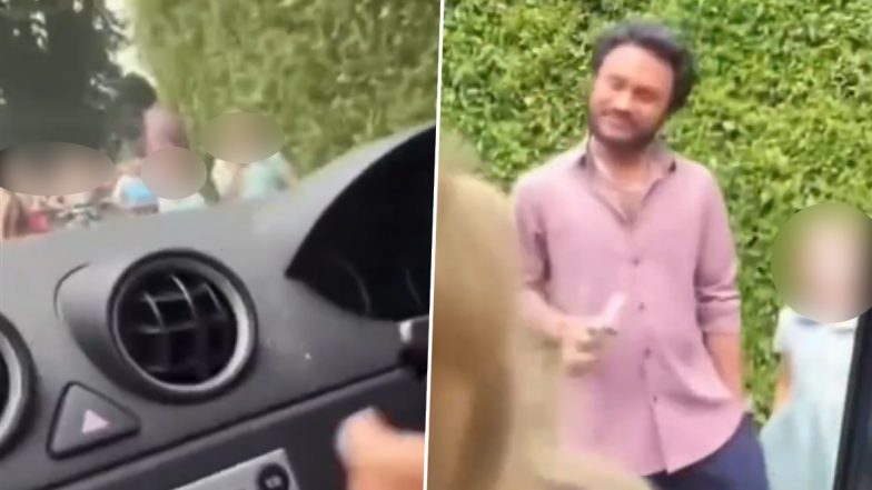 Viral Video: Woman Confronts Man Attempting To Take Selfies With Unsupervised Children in UK