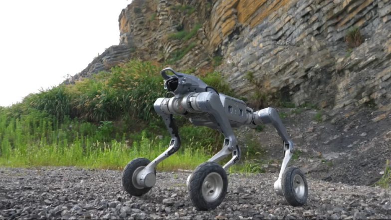 Meet Unitree Super Athlete AS2-W; China's New All-Terrain Wheeled Robot With Advanced Mobility (Watch Video)