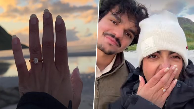 Imtiaz Ali&rsquo;s Daughter Ida Ali Gets Engaged to Boyfriend Krish Agarwal; Dreamy Norway Proposal Video Goes Viral - WATCH