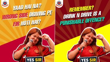 &lsquo;Yes Sir&rsquo;: Delhi Police&rsquo;s Viral Instagram Post Featuring Geni Kamki Aka &lsquo;Vachindamma Girl&rsquo; Urges Citizens To Follow Traffic Rules