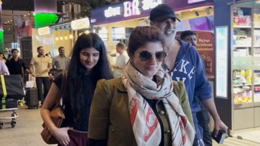 Akshay Kumar, Twinkle Khanna Return to Mumbai With Daughter Nitara After Family Vacation in London