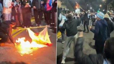 Argentina Fans Burn England Flag While Celebrating Team&rsquo;s FIFA World Cup 2026 Final Qualification