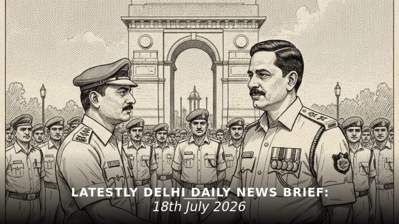 Delhi Latest News Today on July 18th, 2026: New Police Chief, Heavy Rain Alert & Key Civic Upgrades