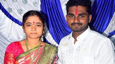 Karnataka: Man Kills Wife With Helmet 4 Months After Marriage in Hubballi Following Domestic Dispute (Watch Video)