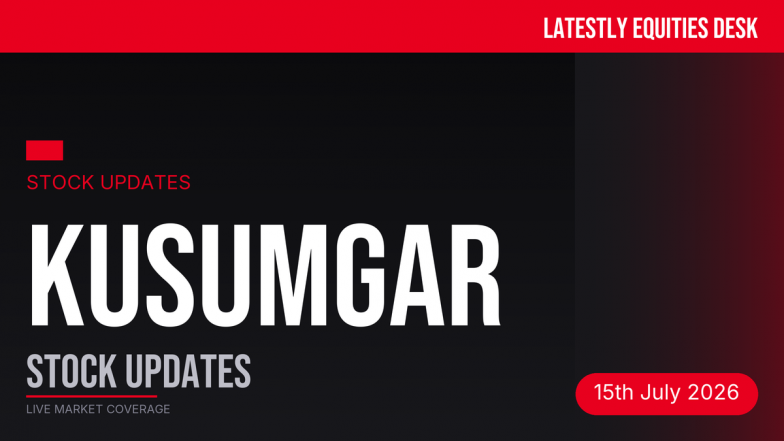 KUSUMGAR Stock Update: Shares Surge 35.80% on Stellar IPO Listing