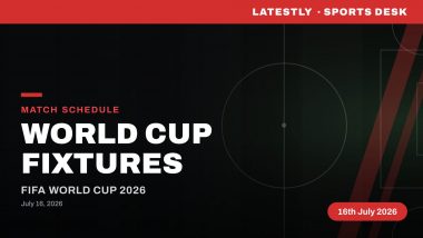 FIFA World Cup 2026 Schedule Today (July 16): Timings in IST, Venues, Groups