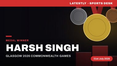 Harsh Singh Wins Gold Medal at Commonwealth Games 2026 in Men's 60kg Judo