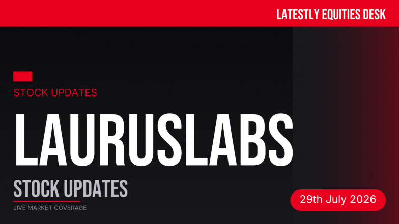 Laurus Labs Stock Update: Share Price Rallies 1.7% on Strong Q1 Results