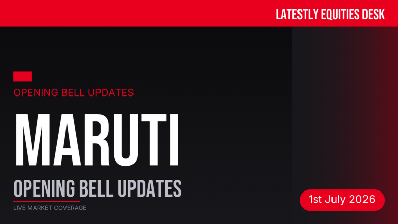 Maruti Suzuki Opening Bell Updates: Jefferies Upgrades to Buy, Share Price Rises