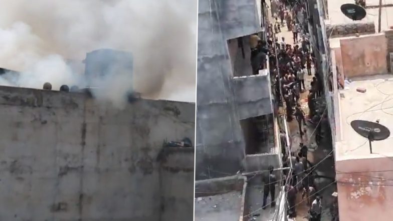Noida Fire: 2 Dead After Blaze Erupts at Residential Building; EV Battery Suspected as Cause (Videos)
