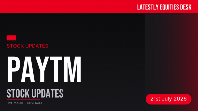 One97 Communications Stock Update: Paytm Share Price Slips 2% After Bonus Issue Shelved