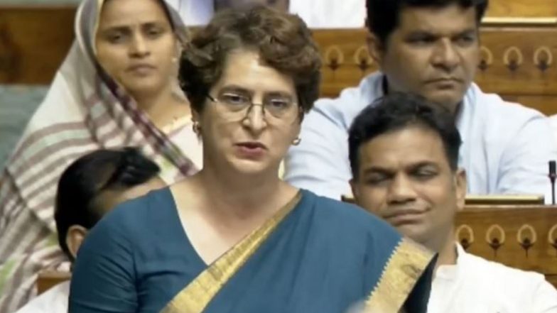 'Who Ordered Pellet Guns on Protesters? PM Modi, Home Minister Must Answer': Priyanka Gandhi (Video)
