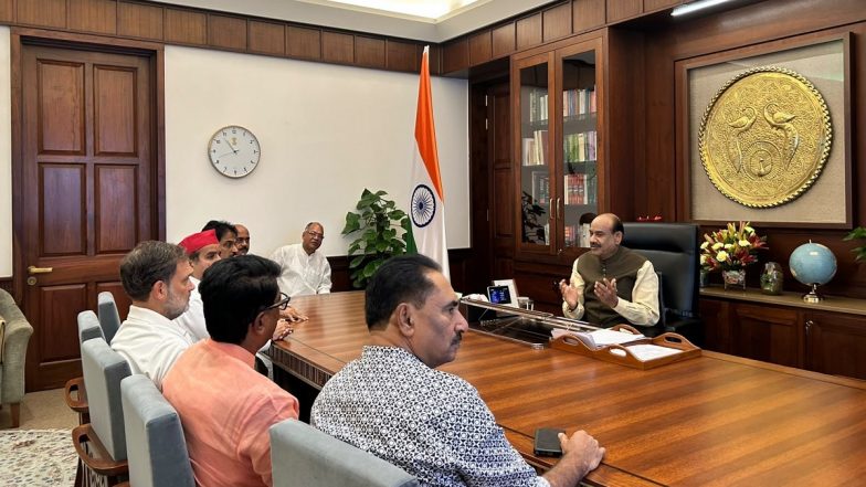 Opposition Demands Parliament Discussion on NEET Row as Rahul Gandhi Slams Police Action Against Students