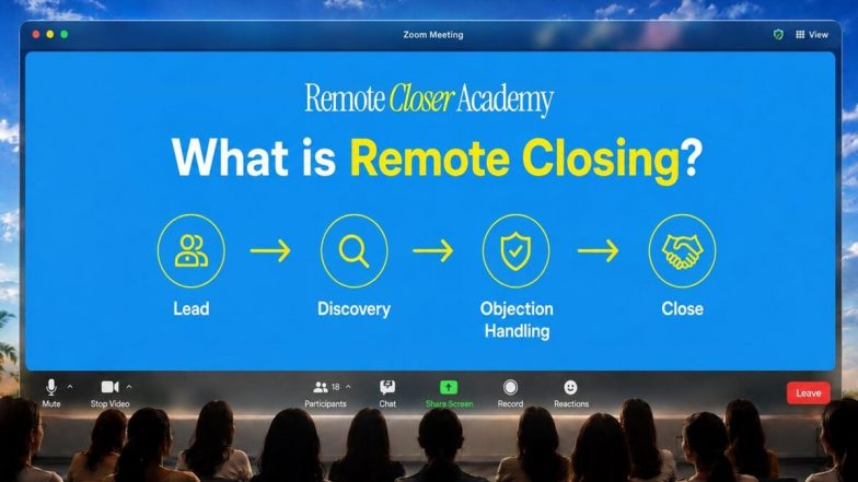 Remote High-Ticket Closing: Indians Are Earning Big, Here's How!