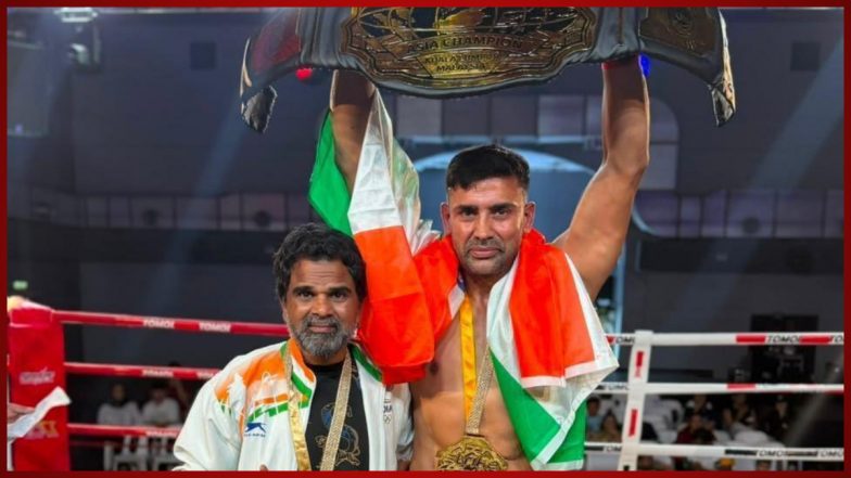 Sangram Singh Delivers 80-Second Knockout Against Pakistan's Abid Ali to Win STRIKE Asia Championship