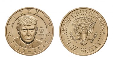 US Unveils USD 1 Coin Featuring Donald Trump to Mark America's 250th Independence Anniversary