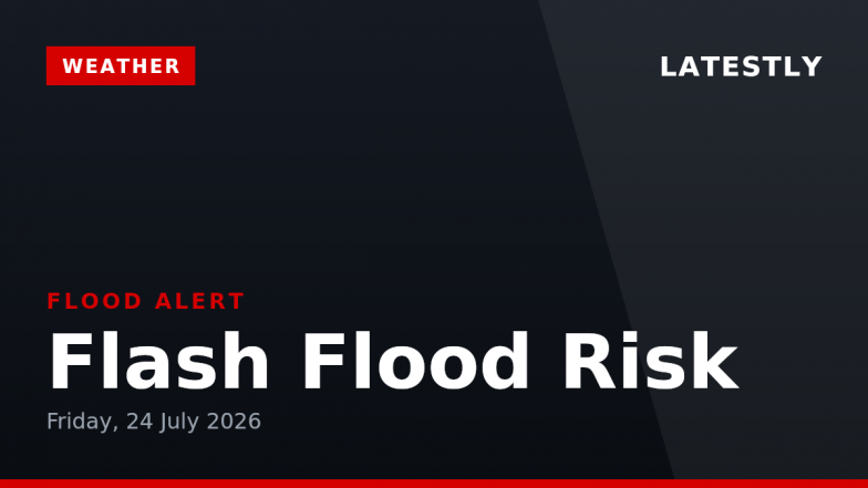 Flash Flood Risk on Friday, 24 July 2026: Surat, Ahmedabad, Pune and 3 More Areas on Alert Today