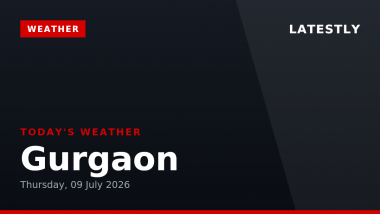 Gurgaon Weather Forecast & Update for Today, Thursday, 09 July 2026: Expect Heavy Rain and Thunderstorms, High of 30&deg;C