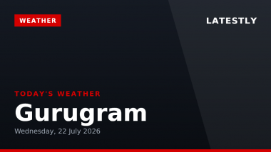 Gurugram Weather Forecast & Update for Today, Wednesday, 22 July 2026: Expect Light Drizzle and High Humidity, High of 32&deg;C