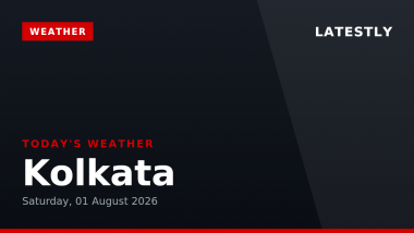 Kolkata Weather Forecast & Update for Today, Saturday, 01 August 2026: Expect Heavy Thunderstorms and High Humidity, High of 32&deg;C