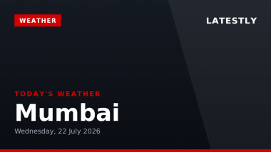 Mumbai Weather Forecast & Update for Today, Wednesday, 22 July 2026: Expect Thunderstorms and Heavy Rain, High of 29&deg;C