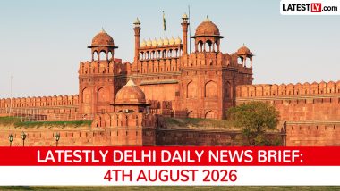 Delhi Latest News Today on August 4th, 2026: School Bomb Threats, Kejriwal Protest & Major Drug Seizure
