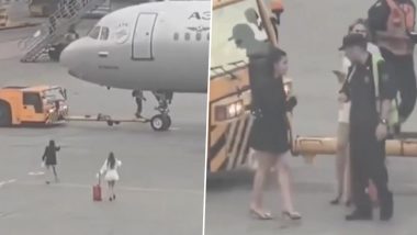 Moscow: 2 Female Passengers Run Onto Sheremetyevo Airport Tarmac To Catch Missed Aeroflot Flight (Video)