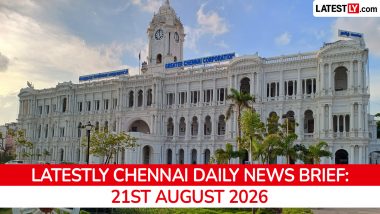 Chennai Latest News Today on August 21st, 2026: Southern Zonal Council, TN Elections & PM Modi Projects