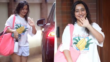 No Excuses! Neha Sharma&rsquo;s Viral Video Shows Actress Conquering Heavy Rains for Daily Workout &ndash; WATCH