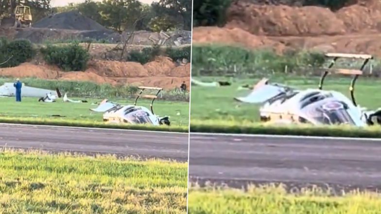 Pennsylvania Plane Crash: Cessna Pilot Killed After Collision With State Police Helicopter Near Carlisle Airport (Videos)