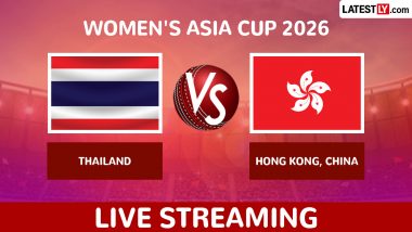 Thailand vs Hong Kong, China Live Streaming and Free Telecast of Women's Asia Cup 2026 in India