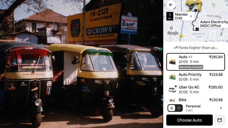 Mumbai Autorickshaw Strike: Ola, Uber, Rapido Fares Surge Amid Auto-Taxi Strike Over Marathi Rule