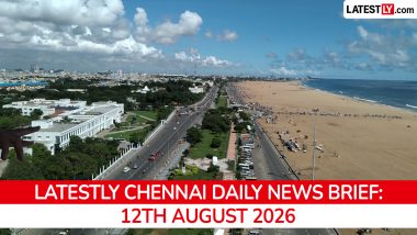 Chennai Latest News Today on August 12th, 2026: CM Vijay Takes Oath, PM Modi's Visit & Security Boost