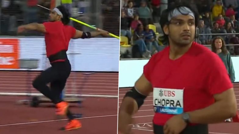 Neeraj Chopra Season Best Throw: Watch Javelin Star&rsquo;s Impressive 88.05m Effort To Clinch 2nd Place at Lausanne Diamond League 2026