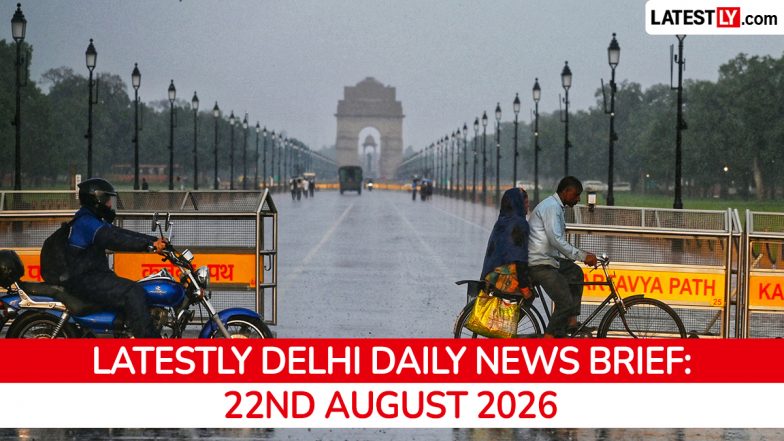 Delhi Latest News Today on August 22nd, 2026: Master Plan 2047, H1N1 Surge &amp; Major Crime Busts