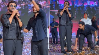 Venky Atluri Playfully Distracts Suriya To Touch His Feet at &lsquo;Vishwanath and Sons&rsquo; Event; Heartwarming Moment Goes Viral (Watch Video)