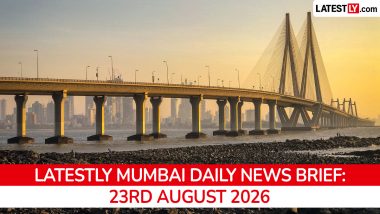 Mumbai Latest News Today on August 23rd, 2026: Ganesh Idol Tragedy, FDA Raids & Tunnel Completion