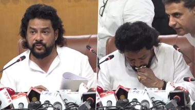 B Nagendra Resigns: Karnataka Minister Breaks Down Over Valmiki Scam Row, Says Quitting To Avoid Party Embarrassment (Video)