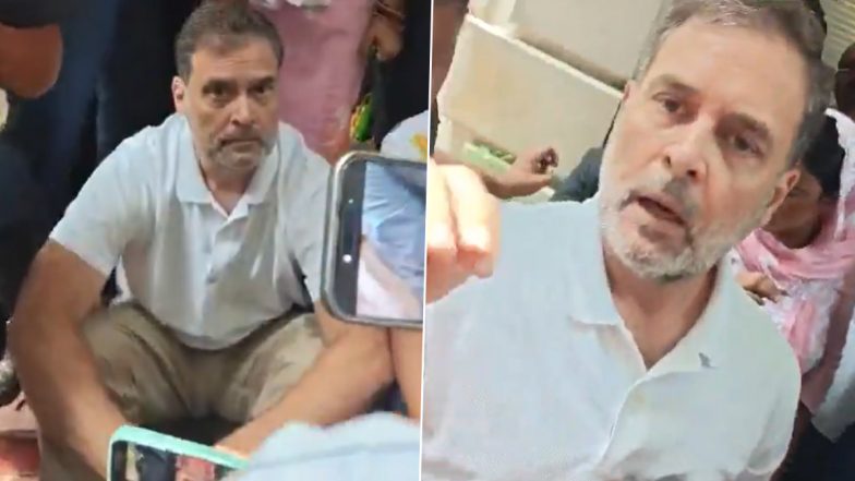 Rahul Gandhi Joins Pellet-Injured CJP Protester at Delhi DCP Office, Demands FIR Over Police Action
