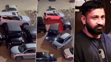 Rajat Dalal Rams Thar Into Car Blocking His Way in Faridabad, Netizens React to Viral Video