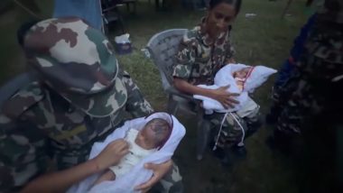 Nepal Flash Floods: Video Shows Rescued Twins Comforted by Army Personnel as Death Toll Crosses 350