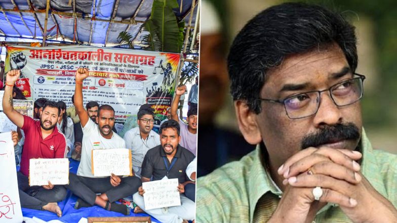 Jharkhand JPSC-JSSC Protest: CM Hemant Soren Invites 5-Member Delegation; Aspirants Seek Time Before Talks