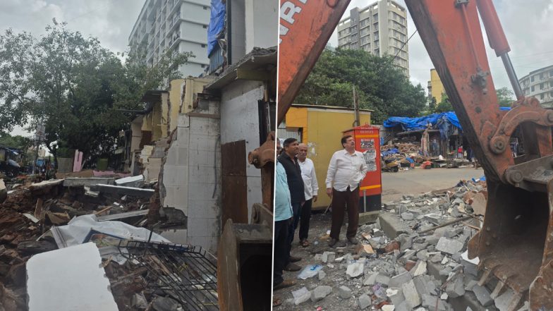 Mumbai: 17-Year-Old Student Injured by Flying Iron Rod During Vidyavihar Road Work (Pics)