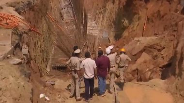 Bengaluru: One Dead, Rescue Underway as Landslide Hits BDA Underpass Construction Site (Video)