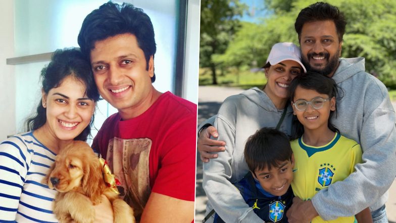 Genelia Deshmukh Birthday: Riteish Deshmukh Says Wife &lsquo;Seem Completely Frozen in Time&rsquo; As Actress Turns a Year Older (See Post)