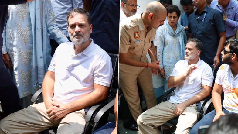 Rahul Gandhi Stages Sit-In at Parliament Street Police Station, Seeks FIR Over Police Action During CJP Student Protest
