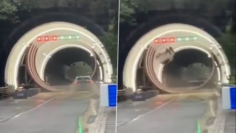 Voyah Passion S Recreates Iconic 360-Degree 'Tunnel Loop Stunt' Like Michael Schumacher (Watch Viral Video)
