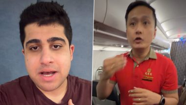 VietJet Air Viral Video: Passenger Claims Crew Refused Tap Water for Elderly Mother To Take Medicine