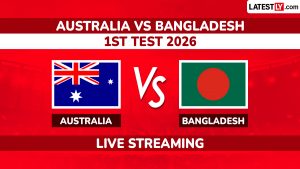 Australia vs Bangladesh Live Streaming Online and Free Telecast in India, 1st Test 2026, Day 2.